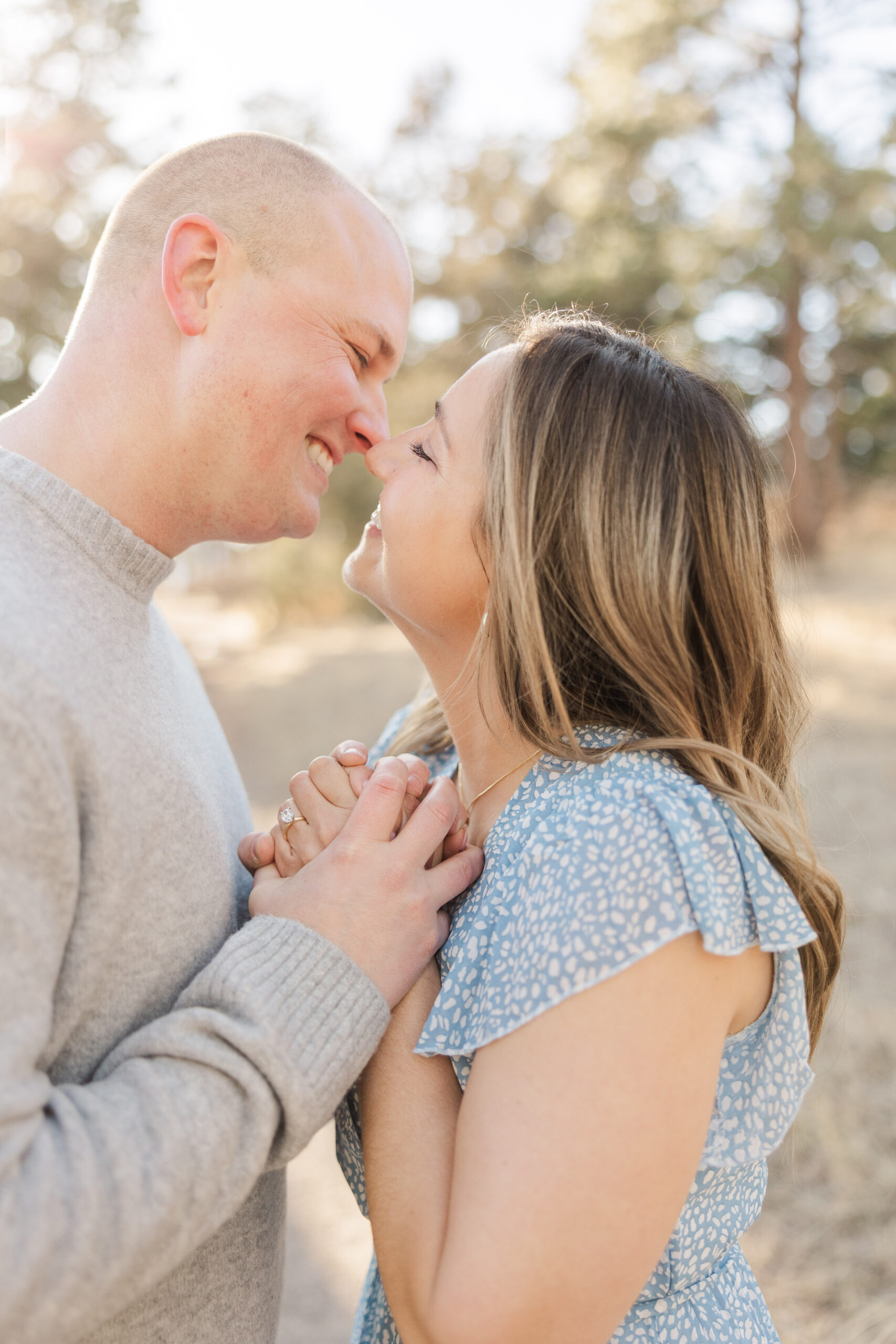 Denver wedding photographer captures engagement session in the rocky mountains